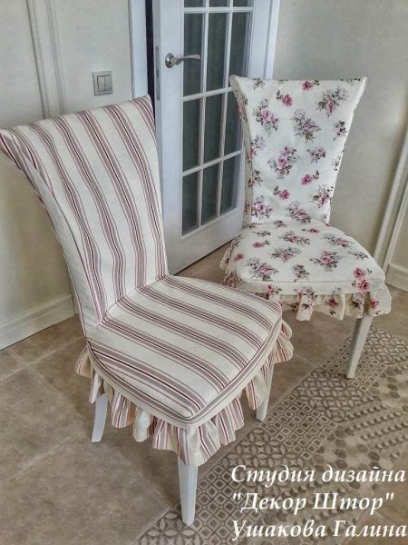 Чехлы на стулья с цветами